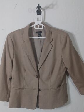 Weekend Max Mara Beige Taupe Tailored Blazer